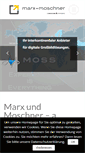 Mobile Screenshot of marx-moschner.de